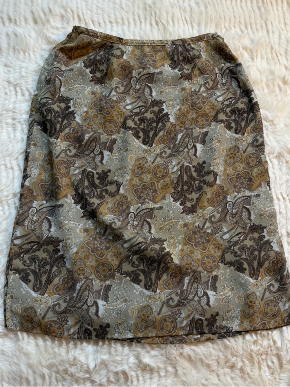 90’s vintage midi paisley skirt